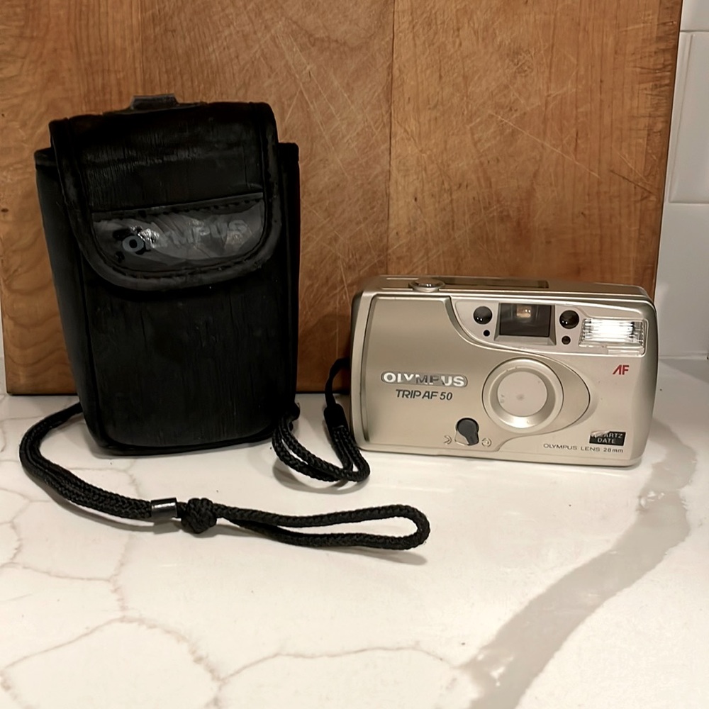Vintage Film Camera Olympus Trip AF 50.